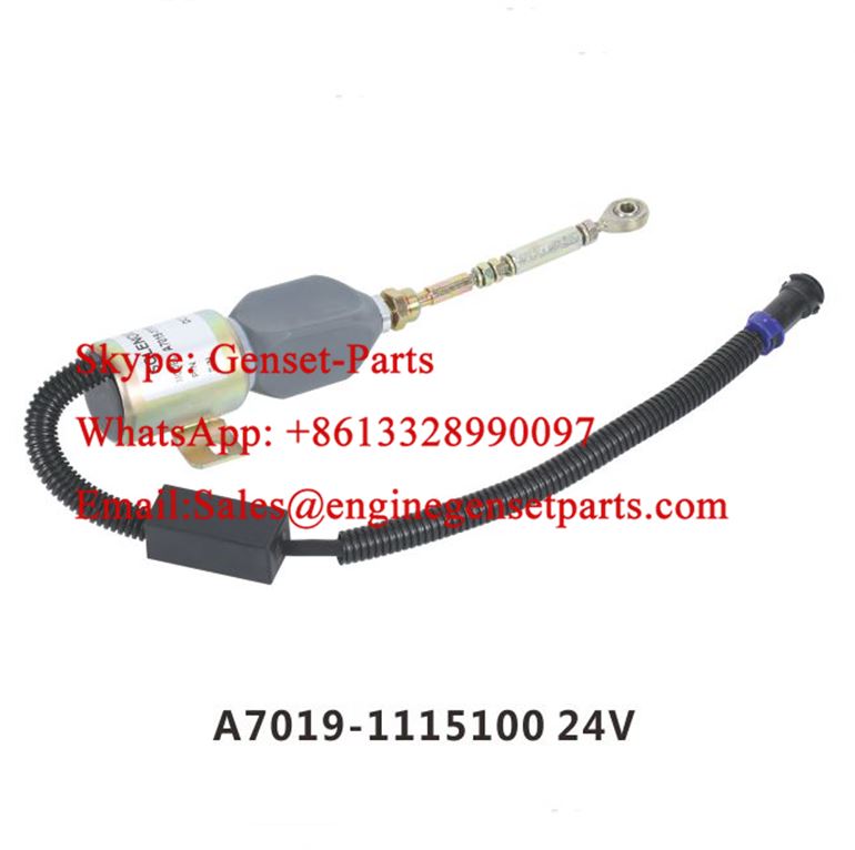 Yuchai A7019-1115100ストップソレノイド Original Yuchai A7019-1115100 Fuel Shut Off Solenoid